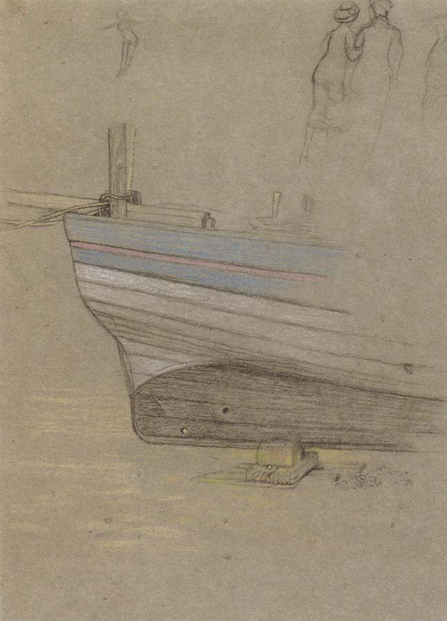 Study of the Stern of a Fishing Boat